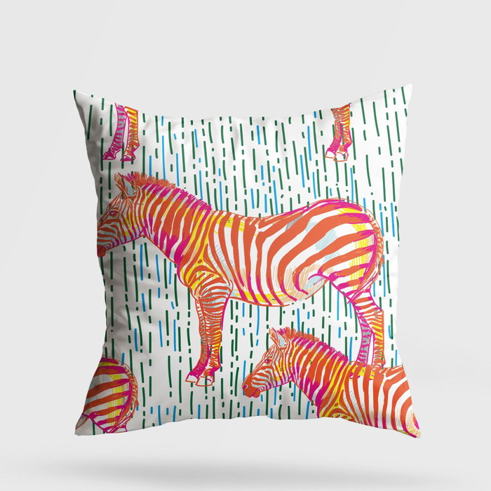Aberto Design Cojín Multicolor 43 x 43 cm Aberto Design Cojín Multicolor 43 x 43 cm